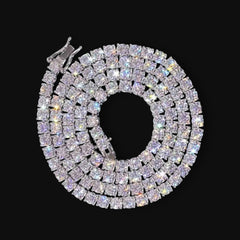 4mm Moissanite Tennis Chain
