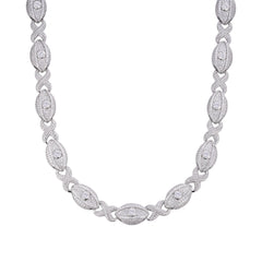 Infinity Eye 22" Moissanite Necklace