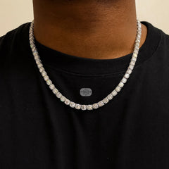 6mm Tennis Chain Necklace - 925 Sterling Silver
