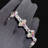17mm 8" Moissanite Star Infinity Bracelet