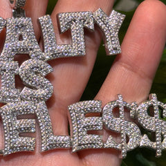 Loyalty Is Priceless Iced Hip Hop Pendant