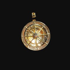 Iced Out Tree of Life Pendant Spinning