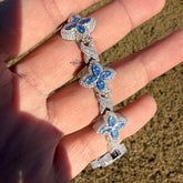 Moissanite Marquis Star Bracelet 17mm 8"
