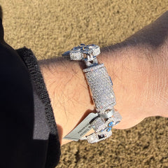 Moissanite Marquis Star Bracelet 17mm 8"