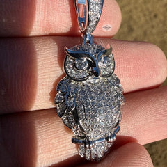 Owl Iced Pendant