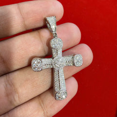 Moissanite Cross Pendant