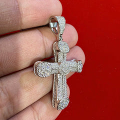 Moissanite Cross Pendant