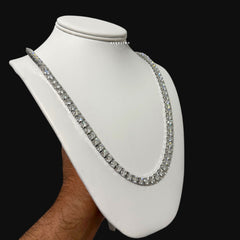 Moissanite 6mm Tennis Chain 925 Sterling Silver