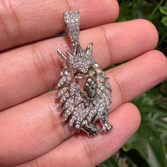 Moissanite Lion Pendant