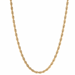 Rope Chain Necklace - 3mm - Waterproof & Durable