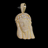 Gold Iced Out Jesus Multicut