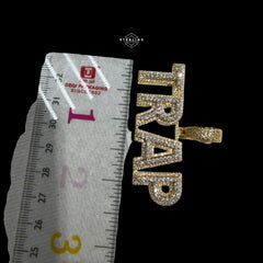 Trap Iced Out Baguette Pendant