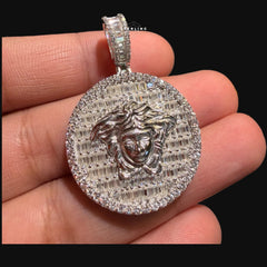 Moissanite Greek Goddess Pendant