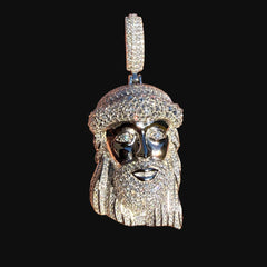 Moissanite Jesus Pendant