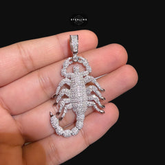 Moissanite Scorpion Iced Pendant