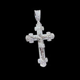 Moissanite Cross Crucifix Pendant
