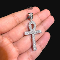Moissanite Ankh Pendant