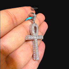 Moissanite Ankh Pendant
