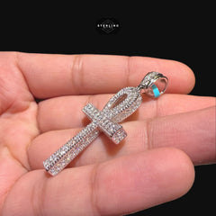 Moissanite Ankh Pendant