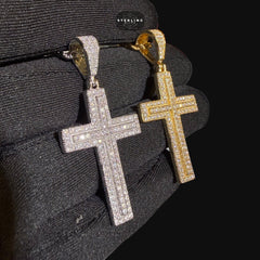 Moissanite Cross Pendant