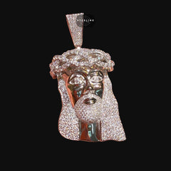Moissanite Iced Out Jesus Pendant