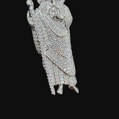 Moissanite Saint Jude Pendant