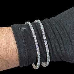Moissanite 3mm Tennis Bracelet