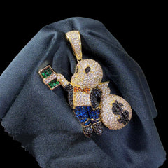 Iced Out Money Man Pendant