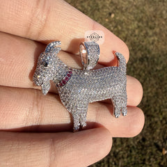 Goat Iced Out Pendant
