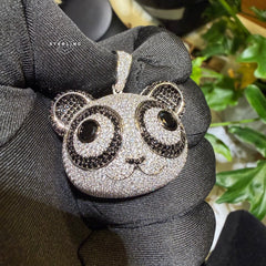 Iced Out Panda Pendant
