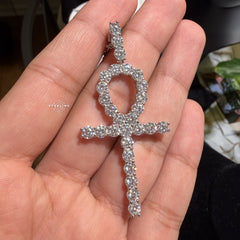 Moissanite Ankh Pendant
