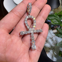 Moissanite Ankh Pendant