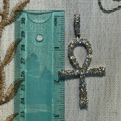 Moissanite Ankh Pendant