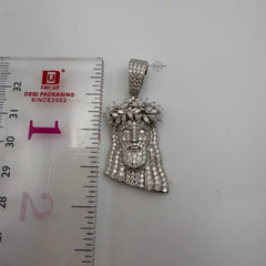 Moissanite Marquis Thorns Jesus Pendant