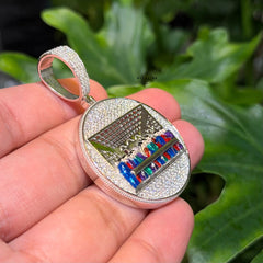 Moissanite Last Supper Iced Enamel Pendant