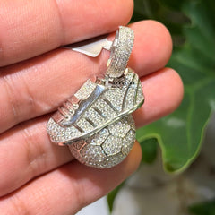 Moissanite Futbol Soccer Pendant