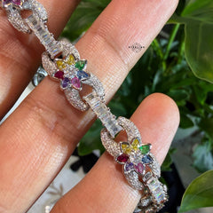 Moissanite Color Infinity Bracelet