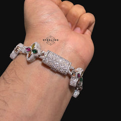 17mm 8" Moissanite Star Infinity Bracelet