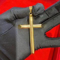 Large Cross Stainless Steel Pendant