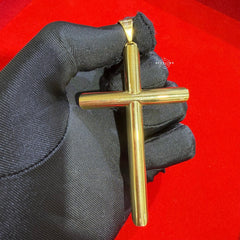 Large Cross Stainless Steel Pendant