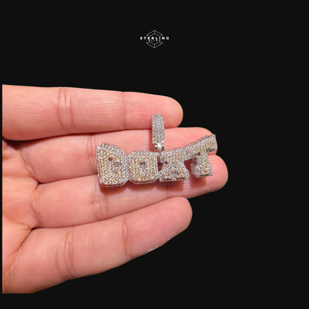 GOAT Pendant 14k Gold Plated CZ
