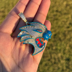 Dragon Cat Iced Enamel 14k Gold Plated Pendant