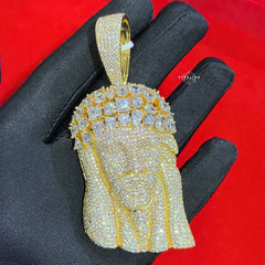14k Gold Plated MultiCut Large Jesus Pendant