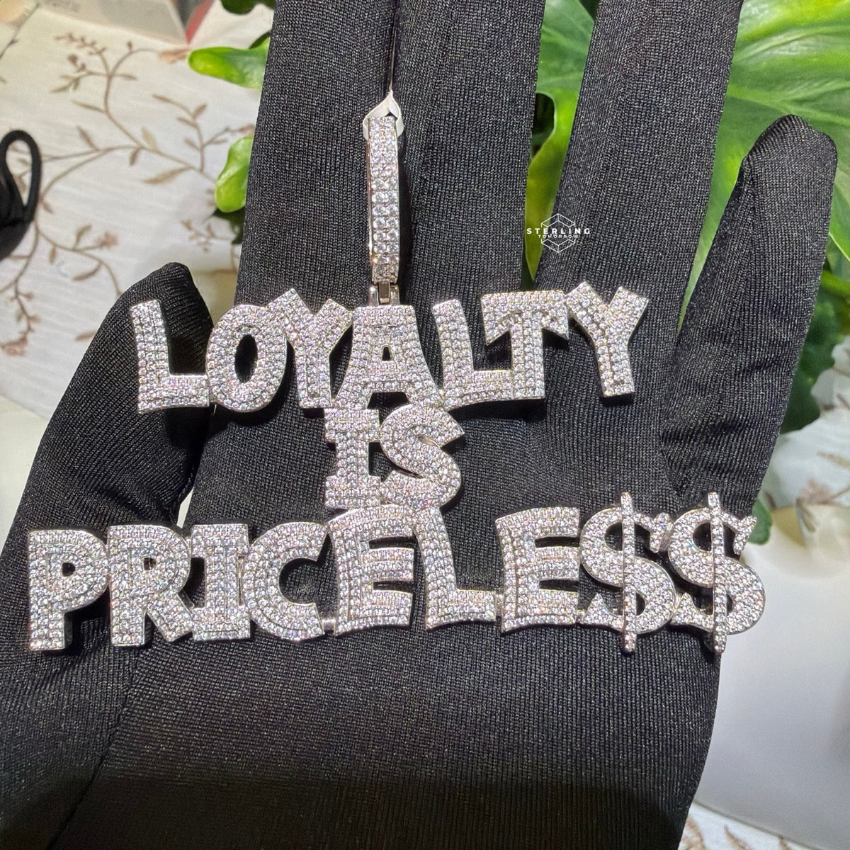 Loyalty Is Priceless Iced Hip Hop Pendant