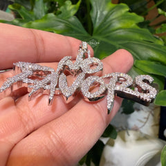 No Favors Iced Hip Hop Pendant