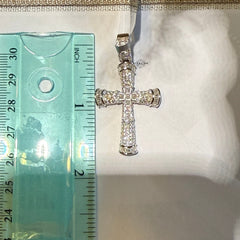 Moissanite Cross Pendant