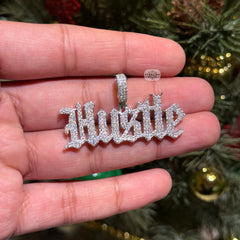 Moissanite HUSTLE Pendant