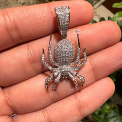 Iced Spider Pendant