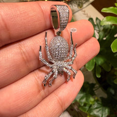 Iced Spider Pendant