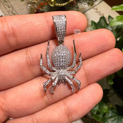 Iced Spider Pendant